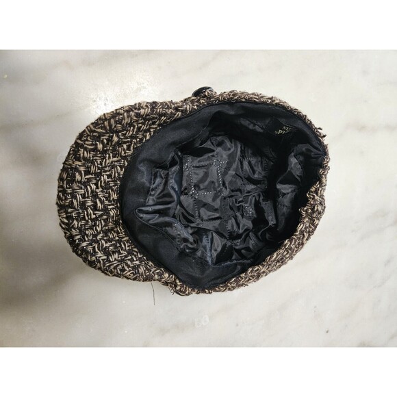 Magid Hats Brown Tweed, Cabbie Newsboy, Baseball Cap - Picture 4 of 7